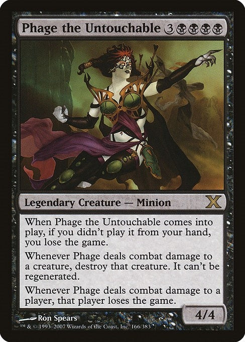Image for Phage the Untouchable (166) (10th Edition) - Magic: The Gathering