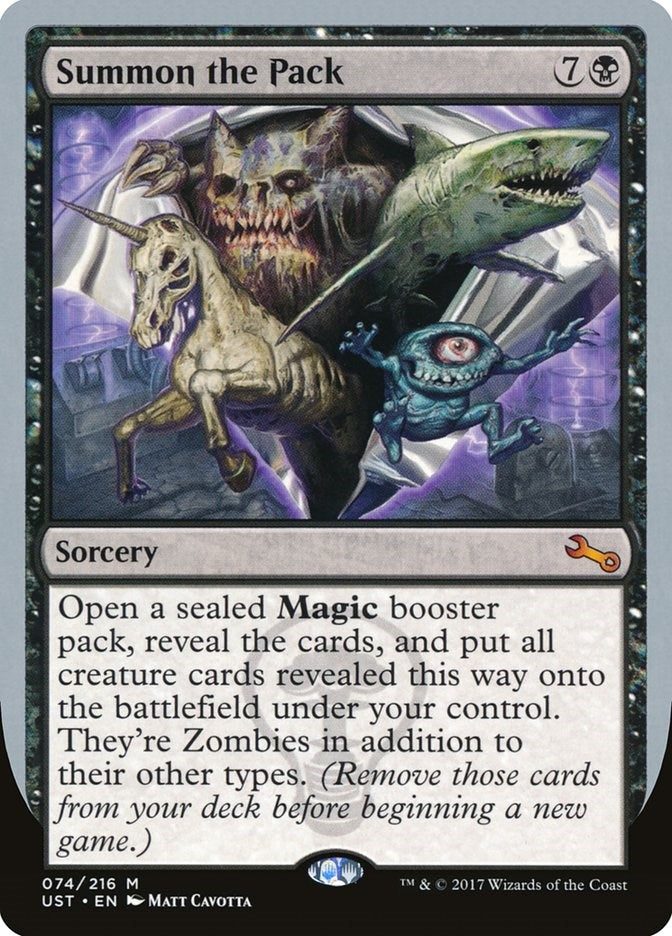 Image for Summon the Pack (74) (Unstable) - Magic: The Gathering
