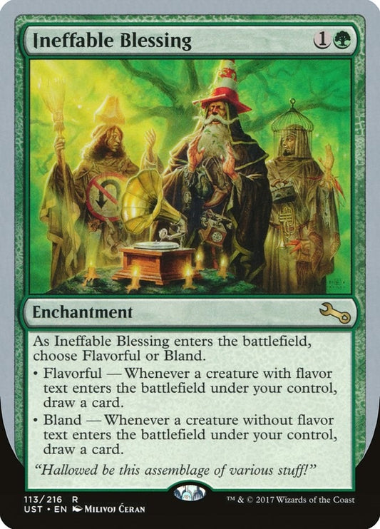 Image for Ineffable Blessing (A) (113) (Unstable) - Magic: The Gathering