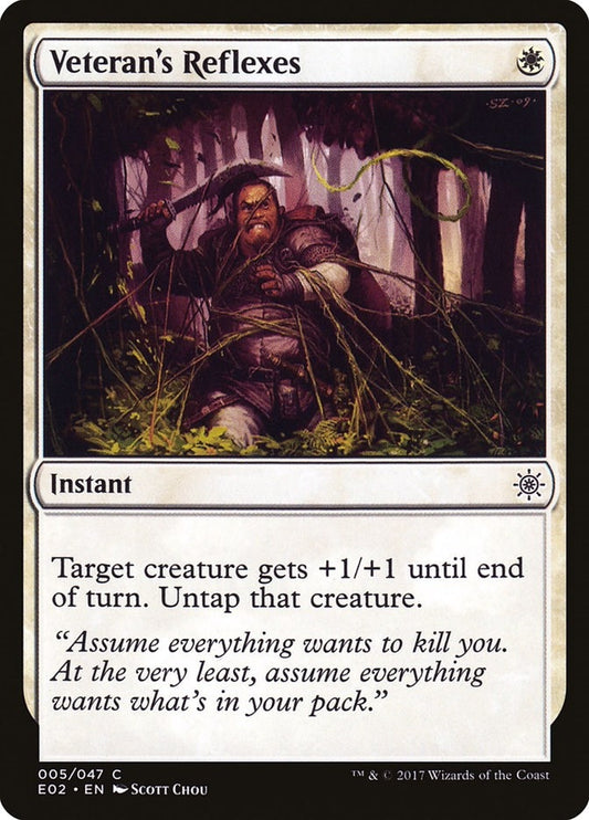 Image for Veteran's Reflexes (5) (Explorers of Ixalan) - Magic: The Gathering