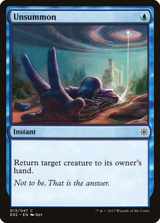 Image for Unsummon (13) (Explorers of Ixalan) - Magic: The Gathering