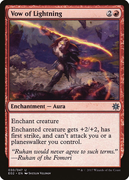 Image for Vow of Lightning (30) (Explorers of Ixalan) - Magic: The Gathering
