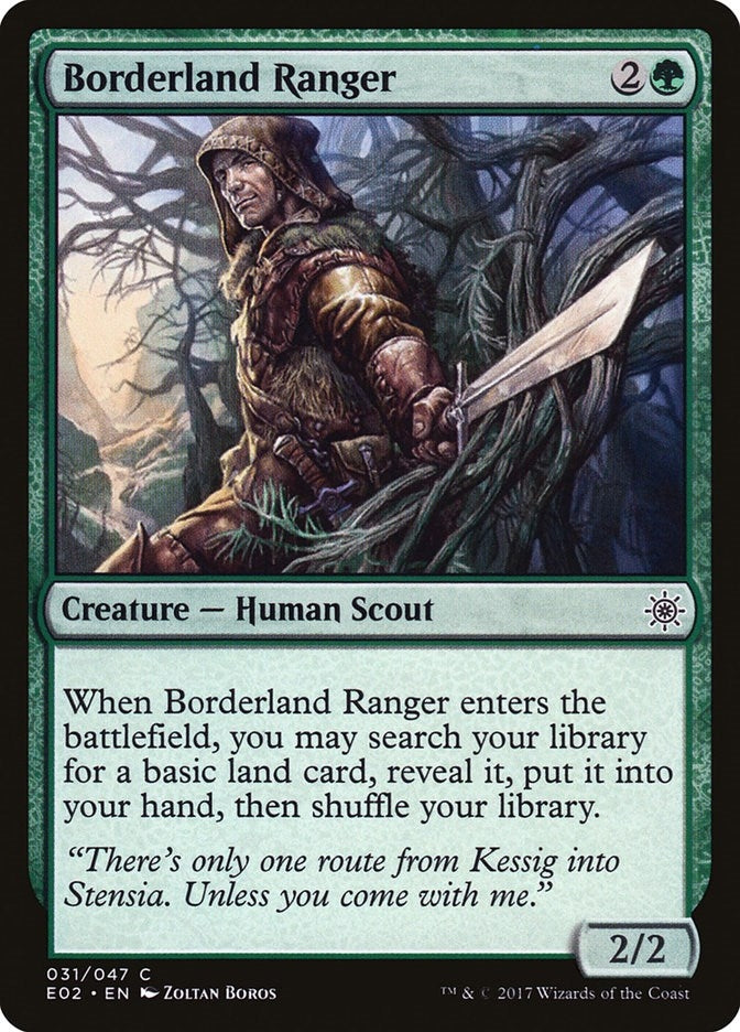 Image for Borderland Ranger (31) (Explorers of Ixalan) - Magic: The Gathering
