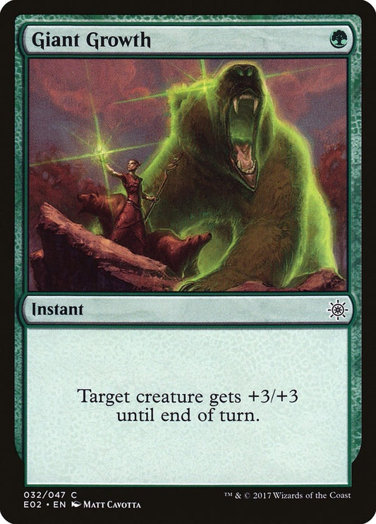 Image for Giant Growth (32) (Explorers of Ixalan) - Magic: The Gathering