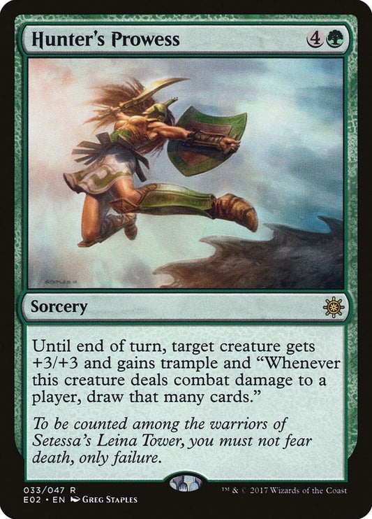 Image for Hunter's Prowess (33) (Explorers of Ixalan) - Magic: The Gathering