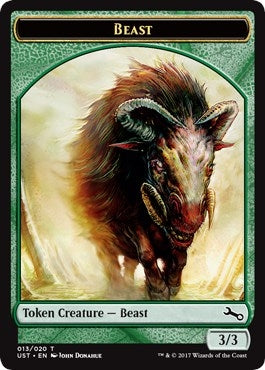 Image for Beast Token (13) (Unstable) - Magic: The Gathering