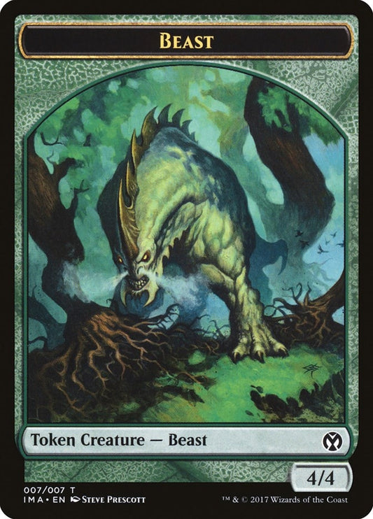 Image for Beast Token (007) (7) (Iconic Masters) - Magic: The Gathering