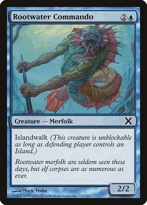 Image for Rootwater Commando (102) (10th Edition) - Magic: The Gathering