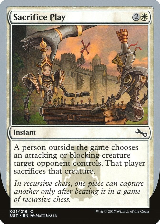 Image for Sacrifice Play (21) (Unstable) - Magic: The Gathering