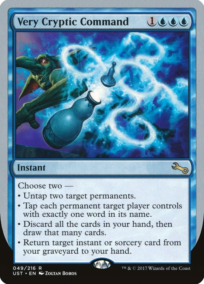 Image for Very Cryptic Command (B) (49) (Unstable) - Magic: The Gathering