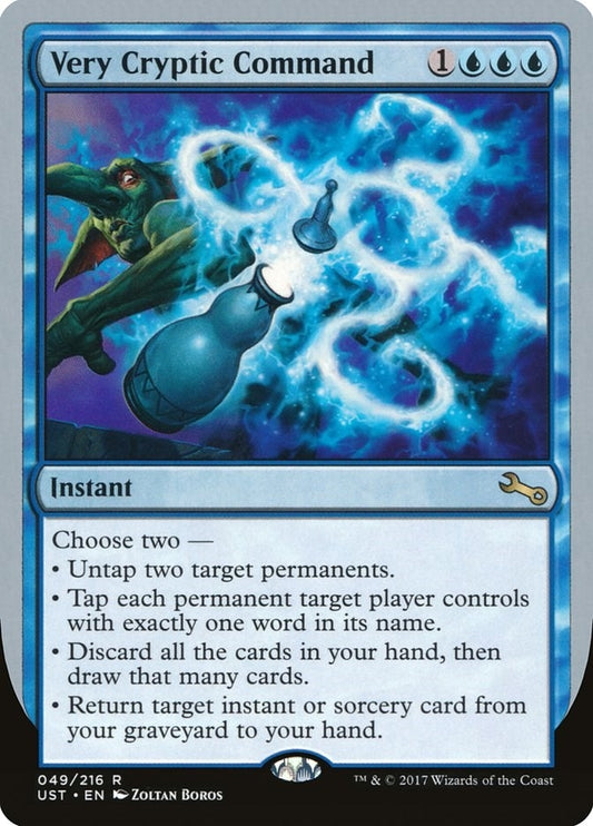 Image for Very Cryptic Command (B) (49) (Unstable) - Magic: The Gathering