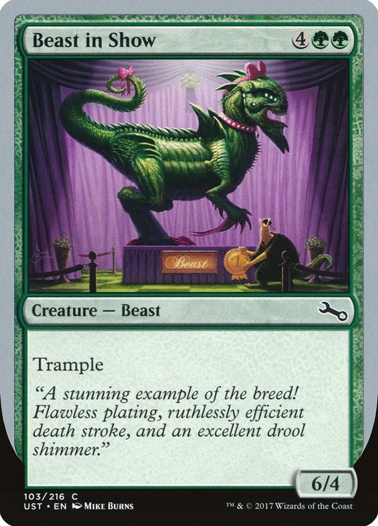 Image for Beast in Show (A) (103) (Unstable) - Magic: The Gathering