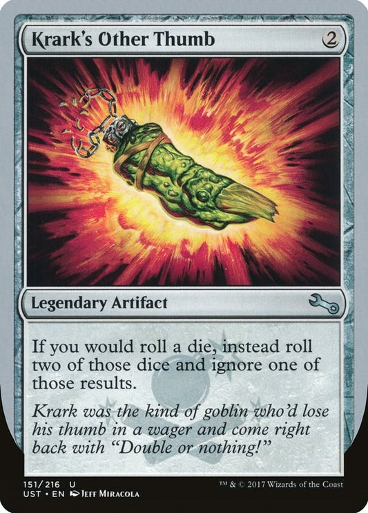 Image for Krark's Other Thumb (151) (Unstable) - Magic: The Gathering