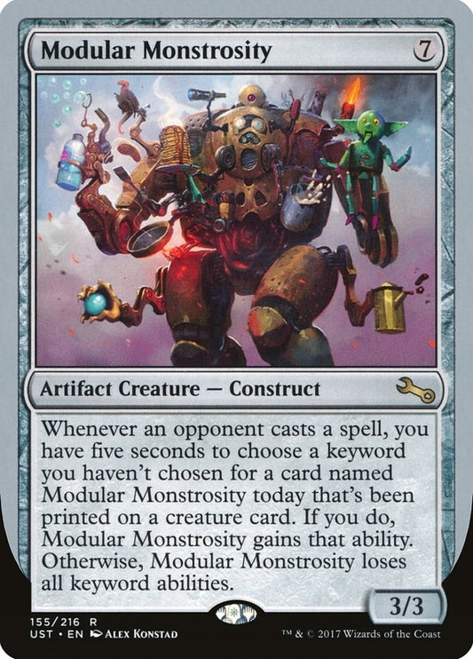Image for Modular Monstrosity (155) (Unstable) - Magic: The Gathering