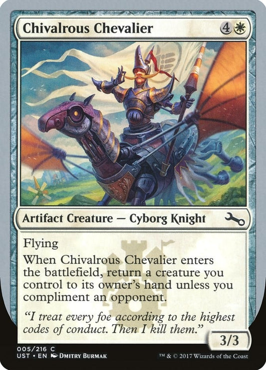 Image for Chivalrous Chevalier (5) (Unstable) - Magic: The Gathering