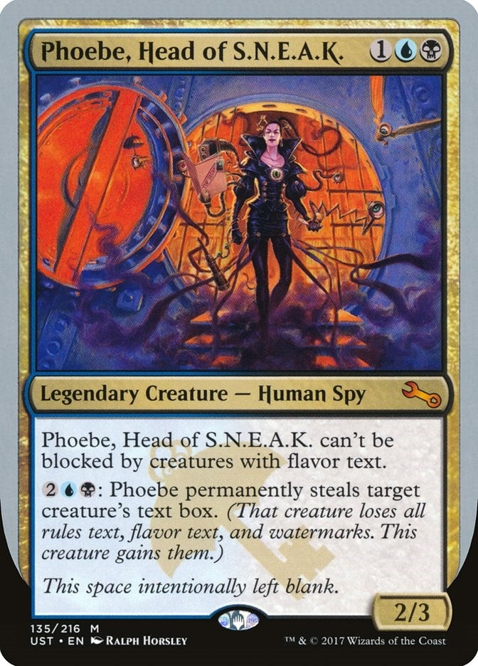 Image for Phoebe, Head of S.N.E.A.K. (135) (Unstable) - Magic: The Gathering