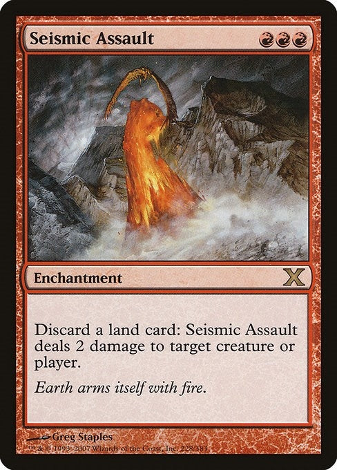 Image for Seismic Assault (228) (10th Edition) - Magic: The Gathering