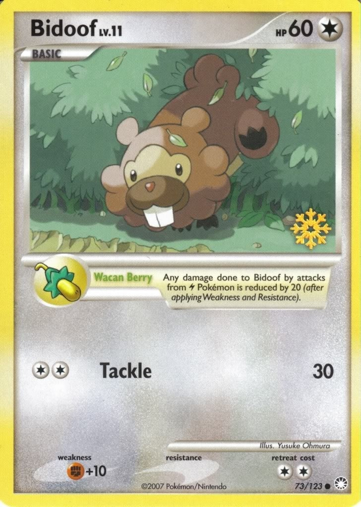 Image for Bidoof (073/123) (Countdown Calendar Promos) - Pokemon