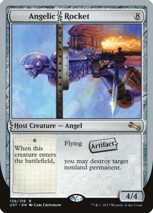 Image for Angelic Rocket (139) (Unstable) - Magic: The Gathering