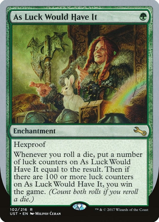 Image for As Luck Would Have It (102) (Unstable) - Magic: The Gathering