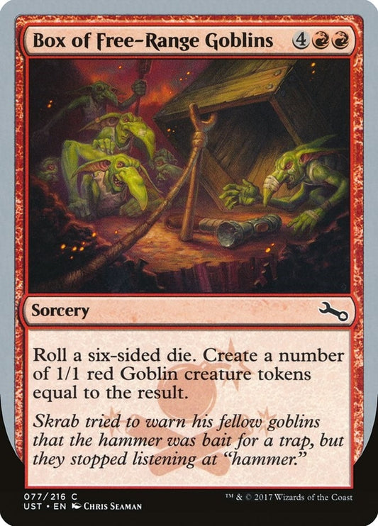 Image for Box of Free-Range Goblins (77) (Unstable) - Magic: The Gathering