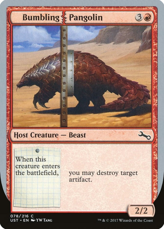 Image for Bumbling Pangolin (78) (Unstable) - Magic: The Gathering