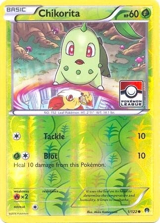 Image for Chikorita - 1/122 (Pokemon League) (001/122) (League & Championship Cards) - Pokemon