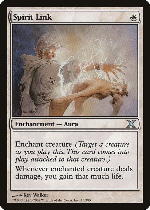 Image for Spirit Link (45) (10th Edition) - Magic: The Gathering