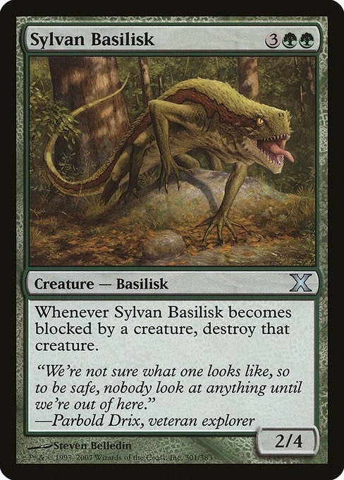 Image for Sylvan Basilisk (301) (10th Edition) - Magic: The Gathering