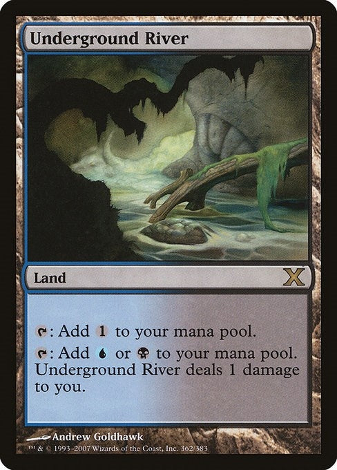 Image for Underground River (362) (10th Edition) - Magic: The Gathering