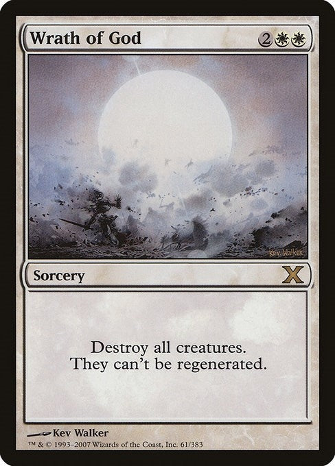 Image for Wrath of God (61) (10th Edition) - Magic: The Gathering