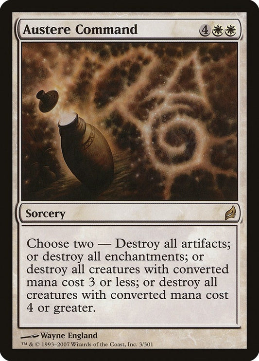 Image for Austere Command (3) (Lorwyn) - Magic: The Gathering
