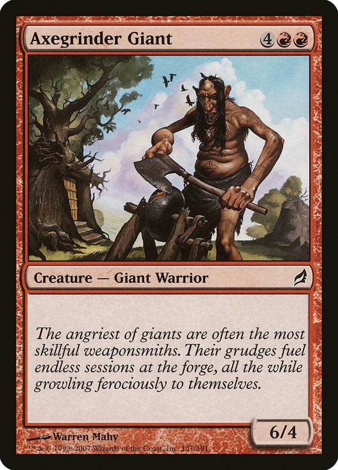 Image for Axegrinder Giant (151) (Lorwyn) - Magic: The Gathering
