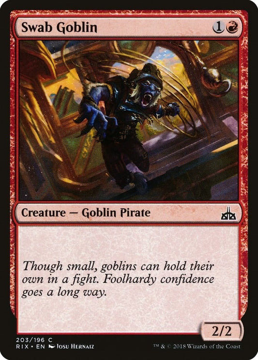 Image for Swab Goblin (203) (Rivals of Ixalan) - Magic: The Gathering