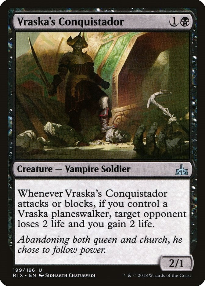 Image for Vraska's Conquistador (199) (Rivals of Ixalan) - Magic: The Gathering