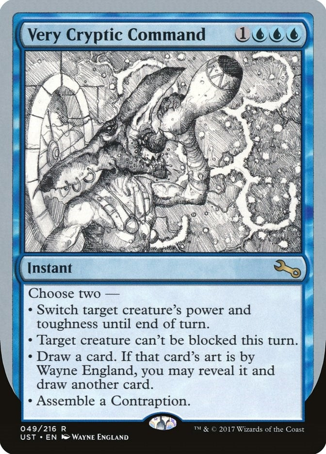 Image for Very Cryptic Command (A) (49) (Unstable) - Magic: The Gathering