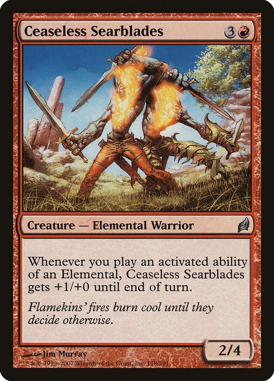 Image for Ceaseless Searblades (158) (Lorwyn) - Magic: The Gathering