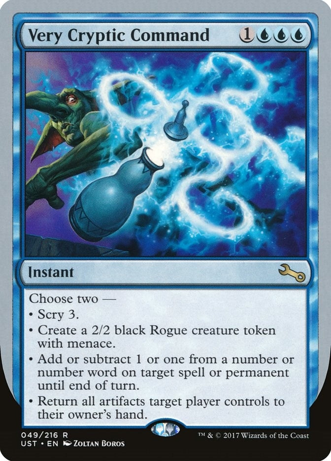 Image for Very Cryptic Command (F) (49) (Unstable) - Magic: The Gathering