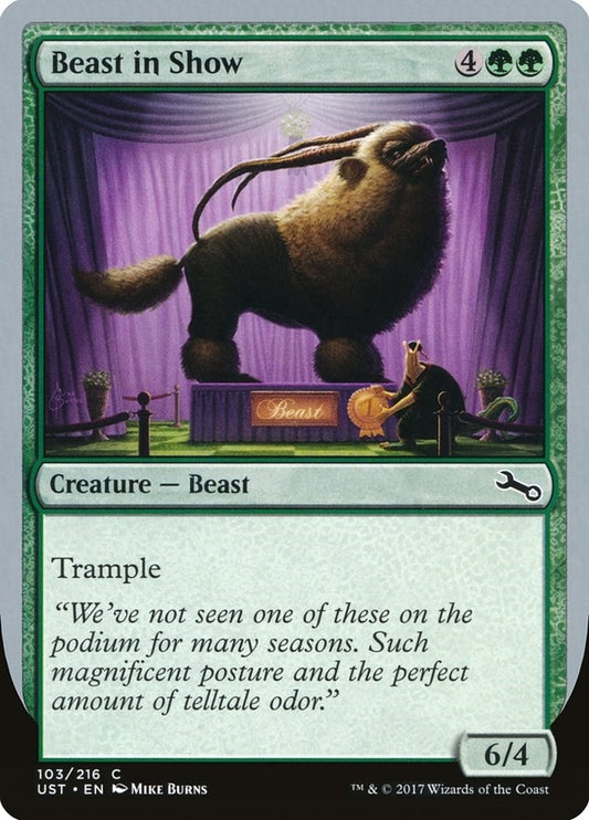 Image for Beast in Show (B) (103) (Unstable) - Magic: The Gathering