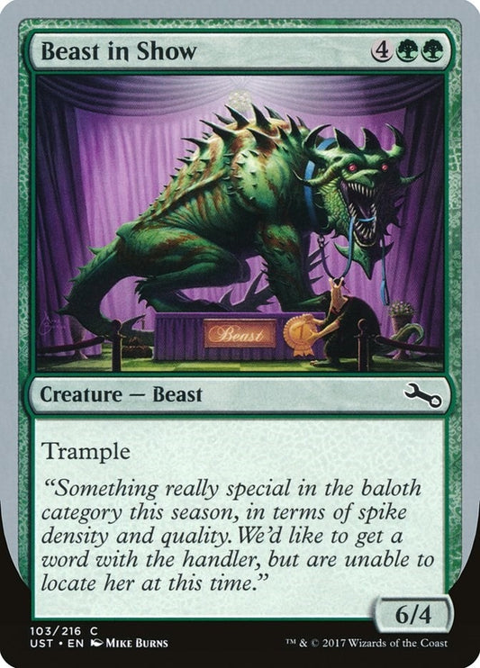 Image for Beast in Show (C) (103) (Unstable) - Magic: The Gathering