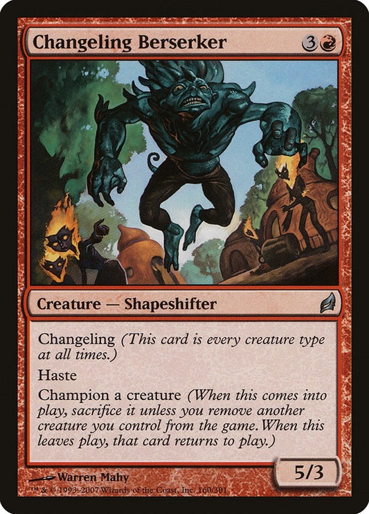 Image for Changeling Berserker (160) (Lorwyn) - Magic: The Gathering