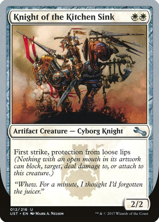 Image for Knight of the Kitchen Sink (C) (12) (Unstable) - Magic: The Gathering