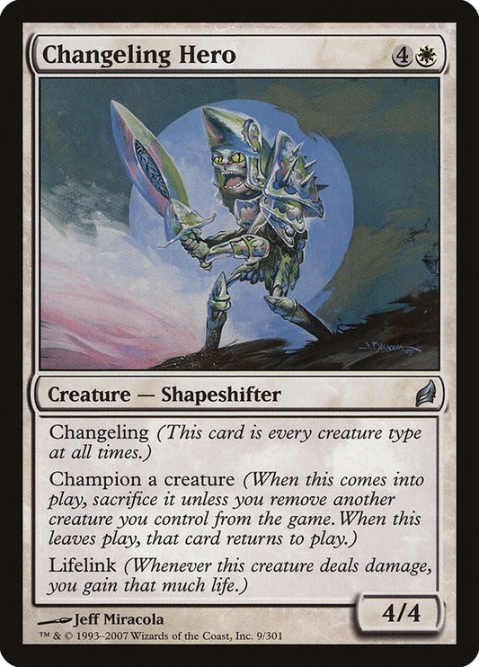 Image for Changeling Hero (9) (Lorwyn) - Magic: The Gathering