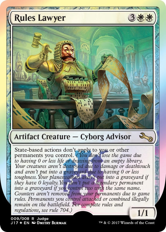 Image for Rules Lawyer (9) (Judge Promos) - Magic: The Gathering