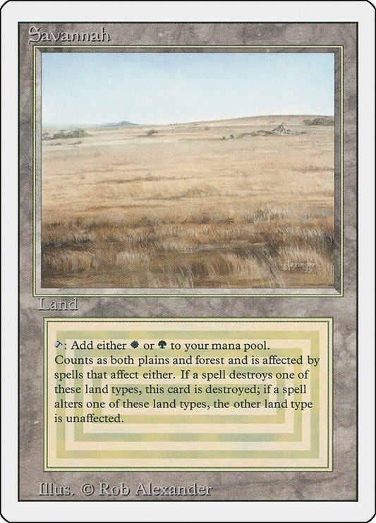 Image for Savannah (Revised Edition) - Magic: The Gathering