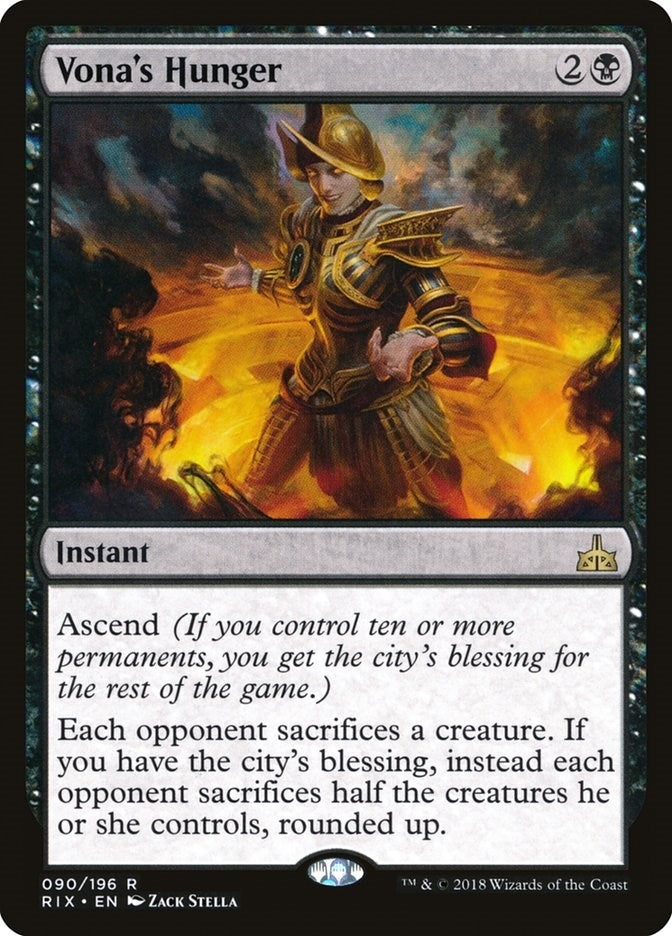 Image for Vona's Hunger (90) (Rivals of Ixalan) - Magic: The Gathering