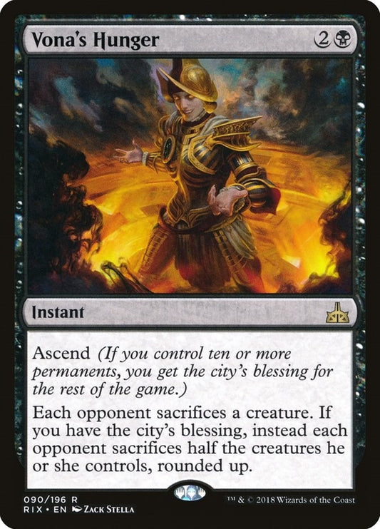 Image for Vona's Hunger (90) (Rivals of Ixalan) - Magic: The Gathering