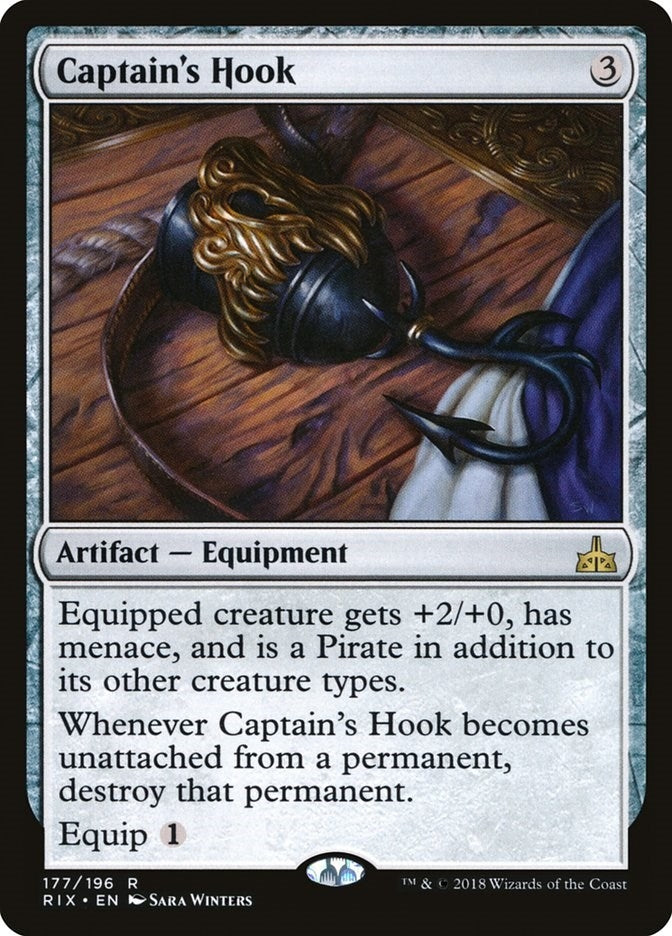 Image for Captain's Hook (177) (Rivals of Ixalan) - Magic: The Gathering