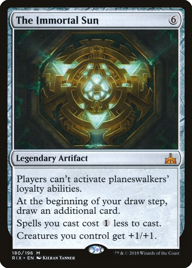 Image for The Immortal Sun (180) (Rivals of Ixalan) - Magic: The Gathering