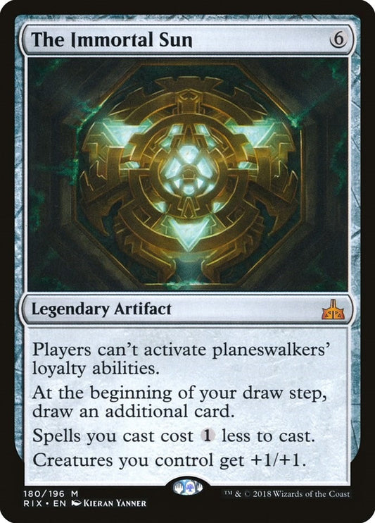 Image for The Immortal Sun (180) (Rivals of Ixalan) - Magic: The Gathering